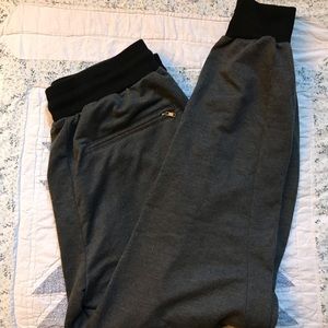 Grey joggers